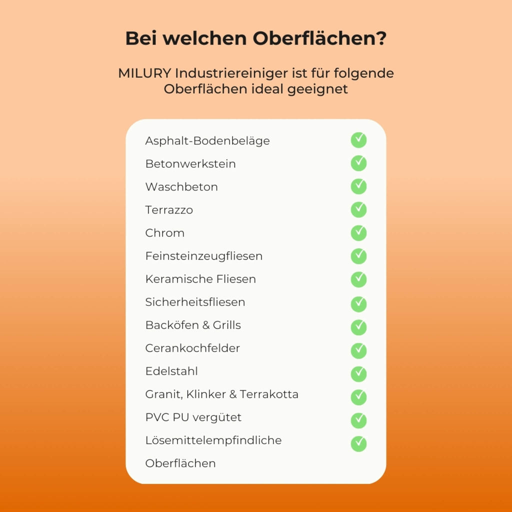 MILURY Industriereiniger
