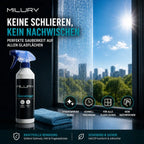 MILURY Glasreiniger Hochkonzentrat für streifenfreie Glasreinigung