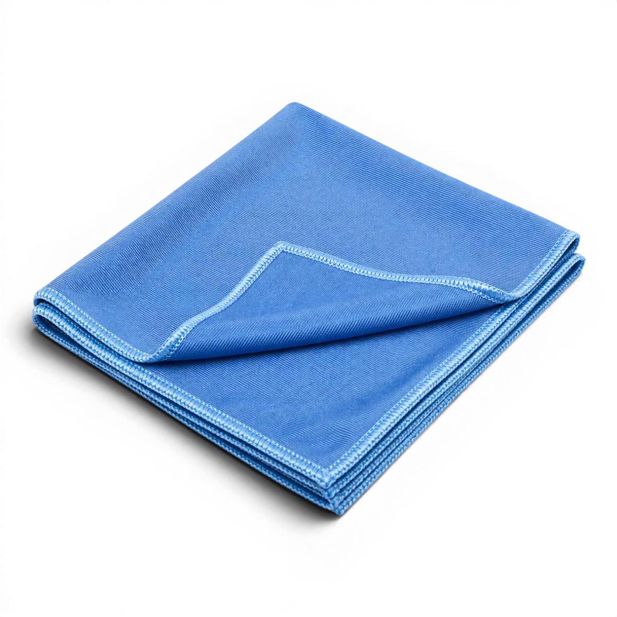MILURY Blaues Glaspoliertuch
