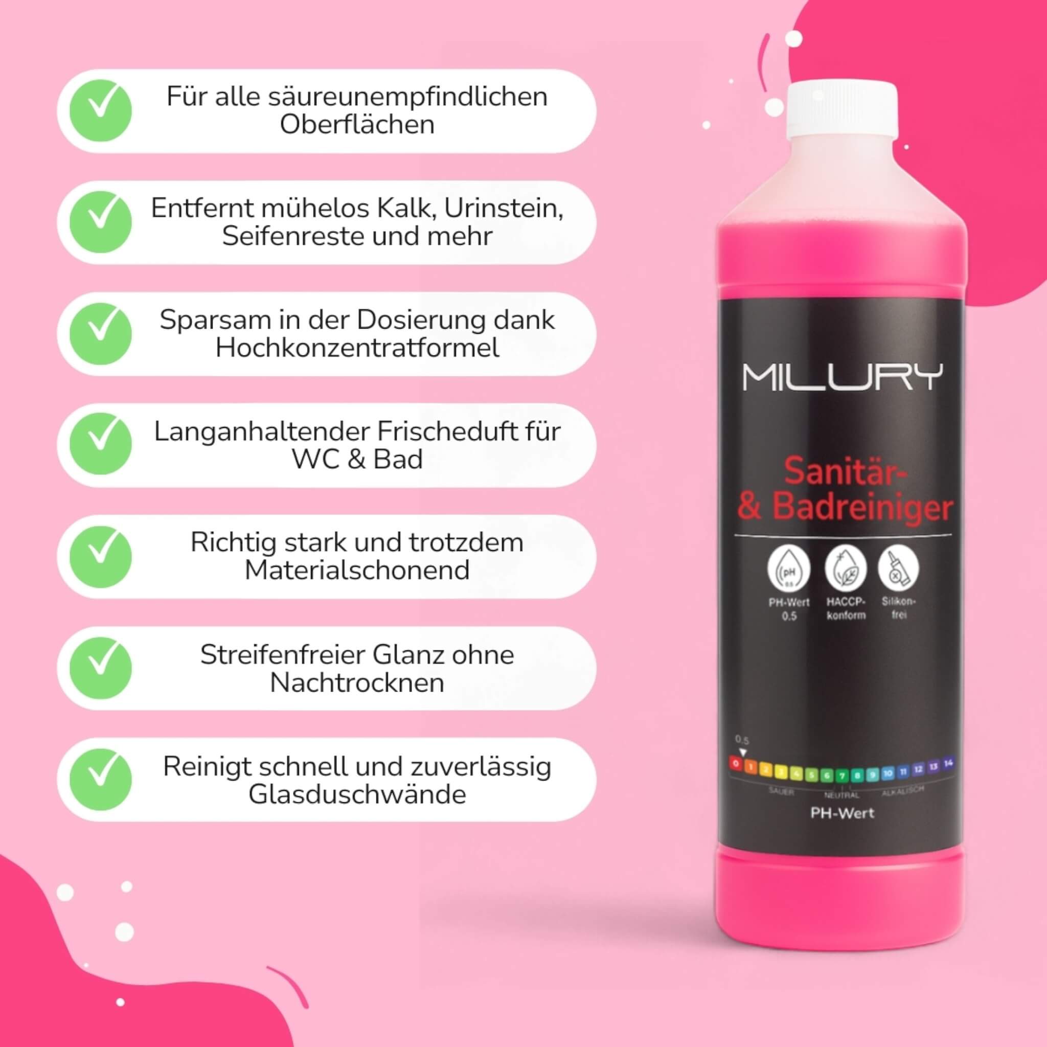 MILURY Sanitär- & Badreiniger